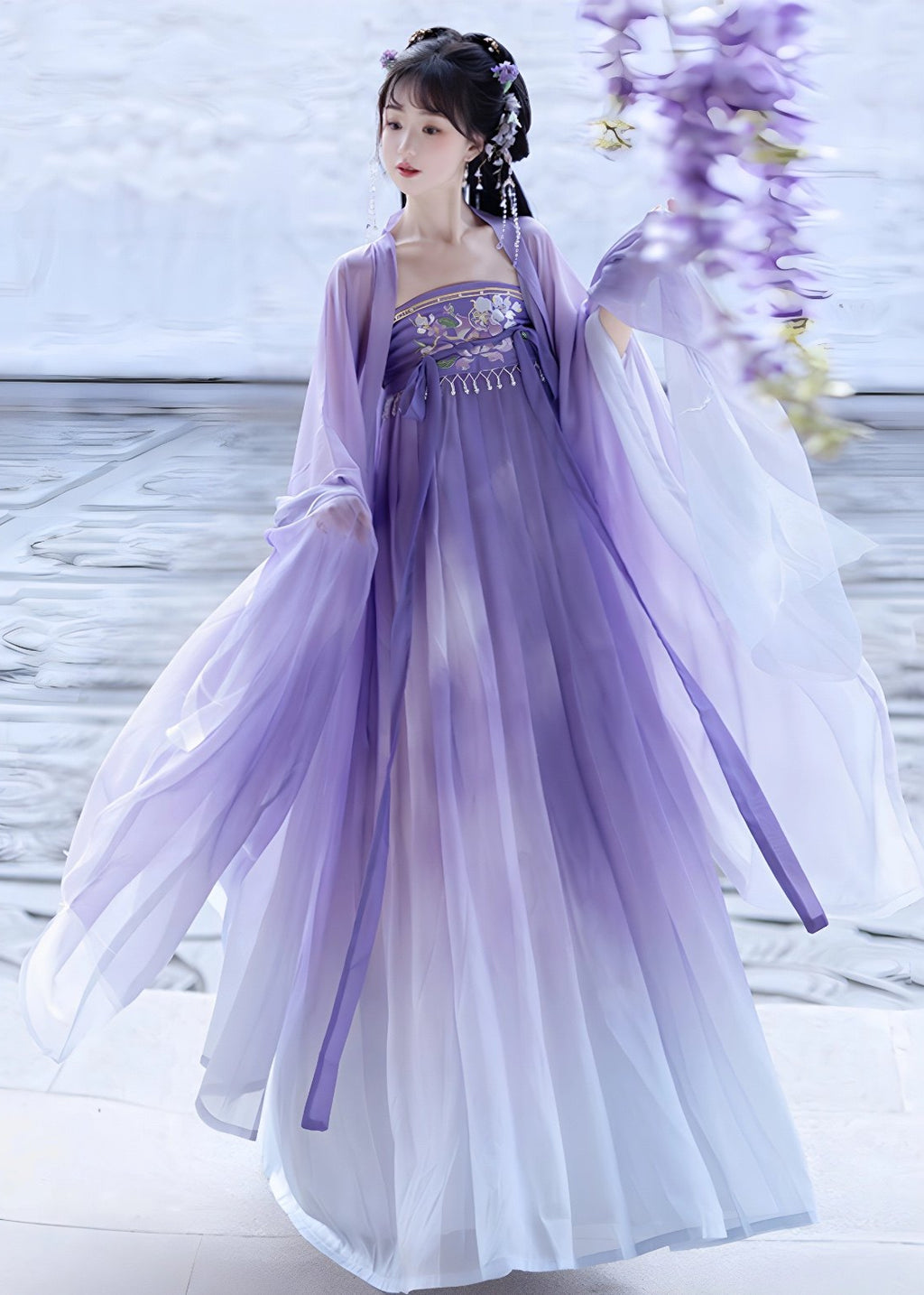 purple hanfu dress Amazon.com: Lkjpo Hanfu Women's Chinese Traditional Purple Hanfu Dress Cosplay Halloween Christmas Party Stage Costume Carnival Suit (Color : Purple, Size : Medium): Clothing, Shoes & Jewelry