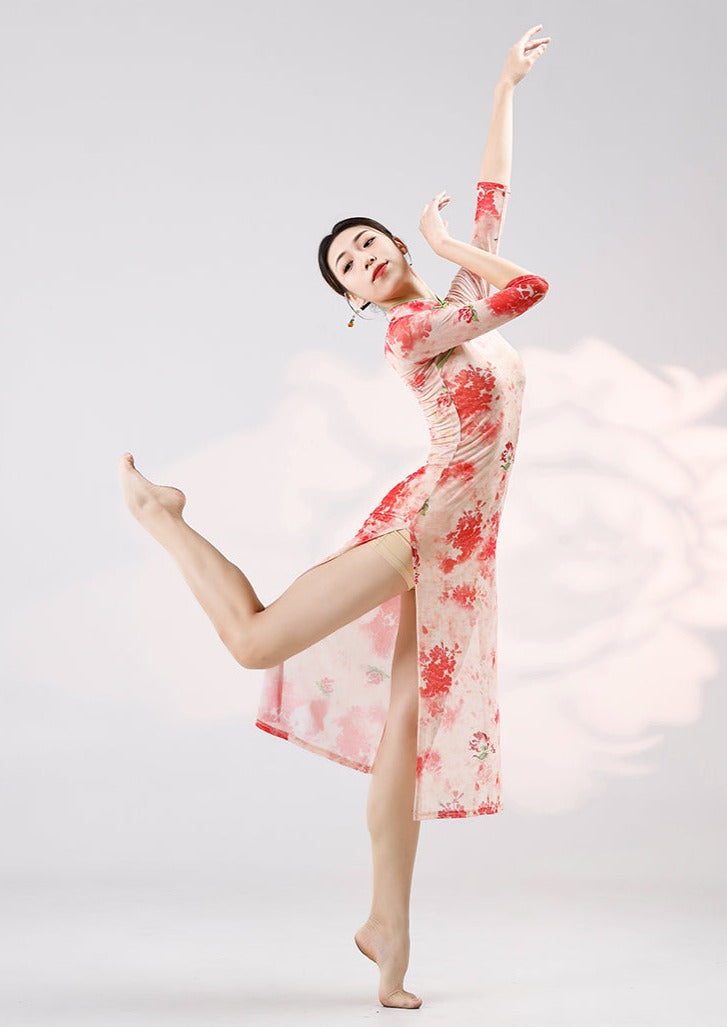 Rose Deer | Chinese Dance Costume () Red / S Rose Deer | Chinese Dance Costume () Red / S
