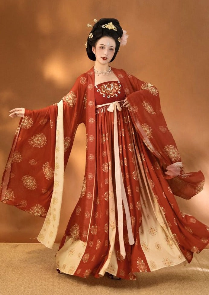 orange chinese dress 'Qionghua'Orange Cheongsam Trailing Bridal Wedding Dress Chinese Wedding Dress