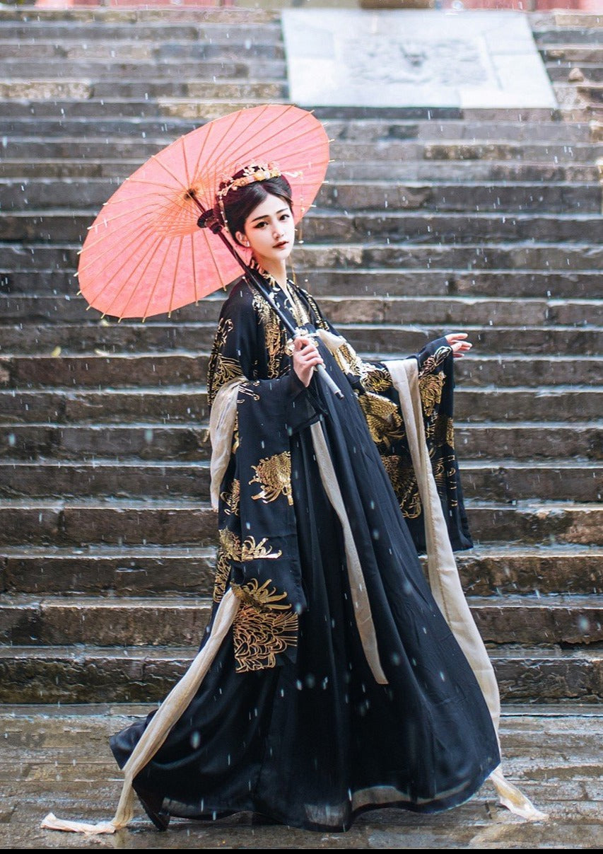 Nightingale | Black Hanfu Dress () Women / XXL / Black Nightingale | Black Hanfu Dress () Women / XXL / Black