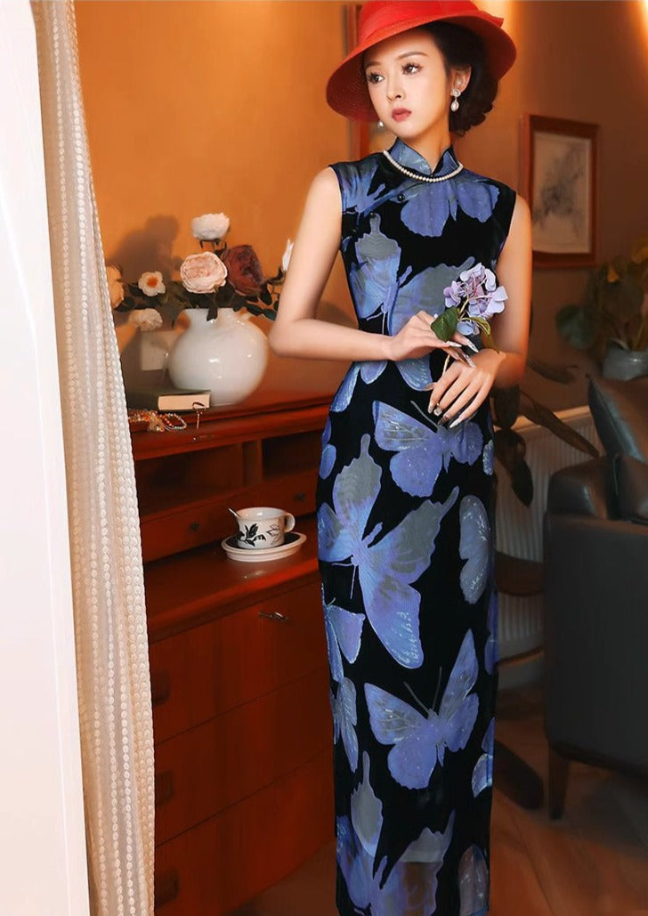 Forever young | Velvet Qipao Dress (芳华)