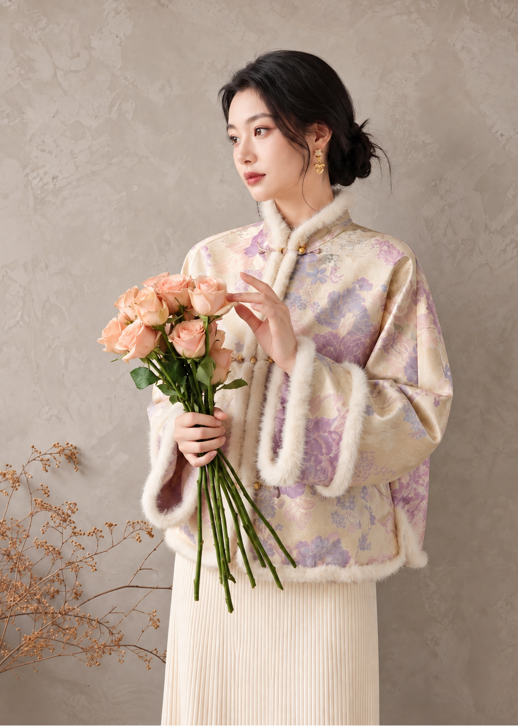 Golden Empress | New Chinese Style Jacket (倾城)