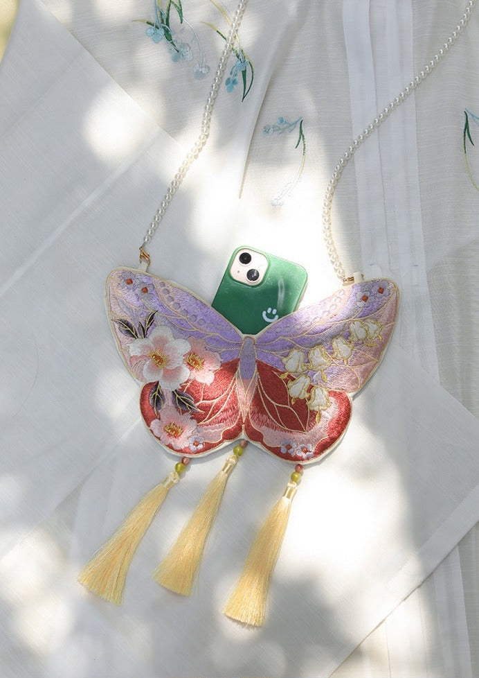 Butterfly | Double-Sided Embroidered Purse