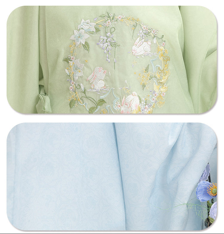 Moonlight Flower | 3-Piece Printed Hanfu (月下花眠)