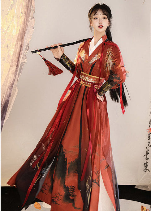 Cloud Crane | 4-Piece Unisex Plus Hanfu (云中鹤)
