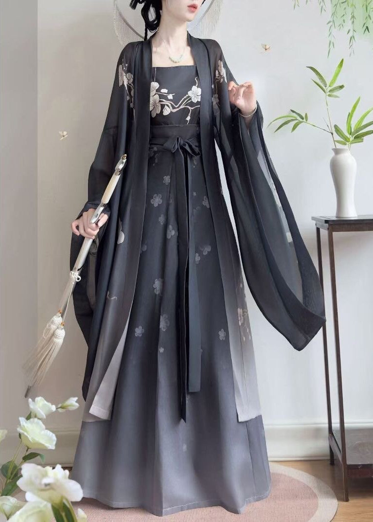 Ink Plum | 3-Piece Hanfu (墨梅)