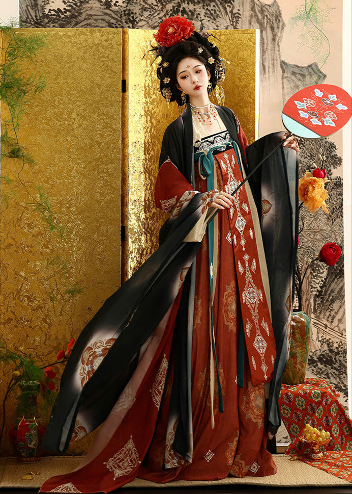 Blissful Tang | 3-Pieces Hanfu (极乐盛唐)