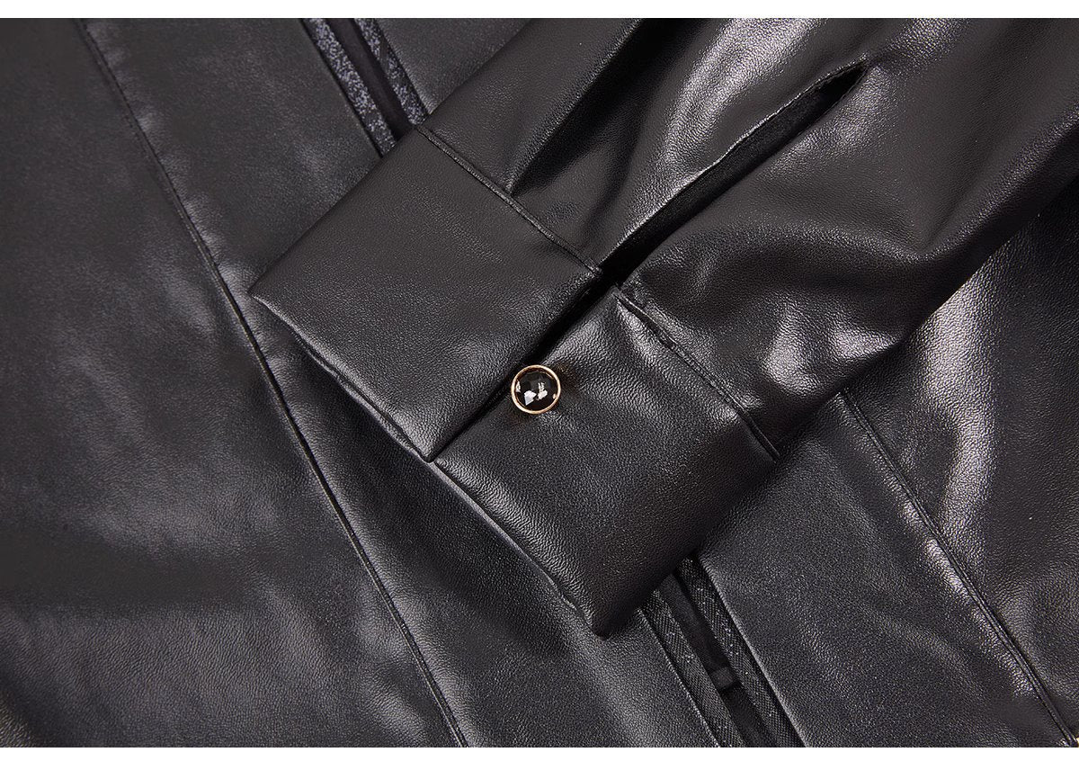 Midnight Ink | Modern 3-Pieces Faux Leather Set (浮墨)