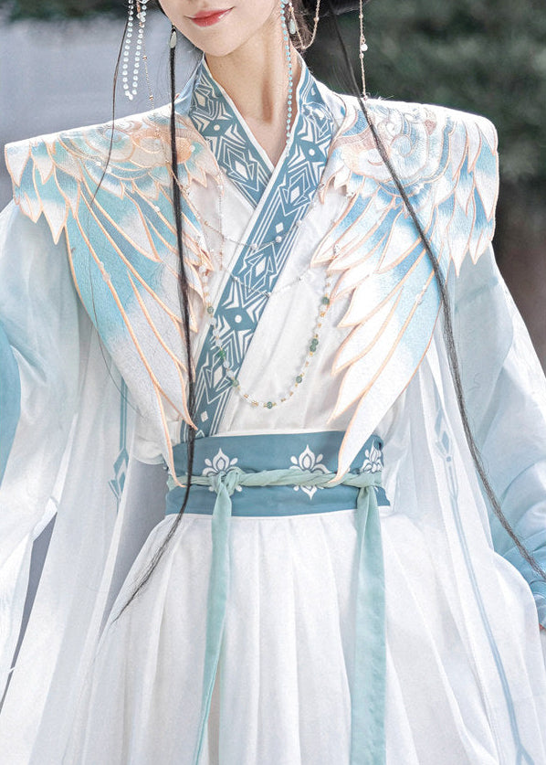 Azure Sky | 4-Piece Unisex Couple Plus Hanfu (碧落)