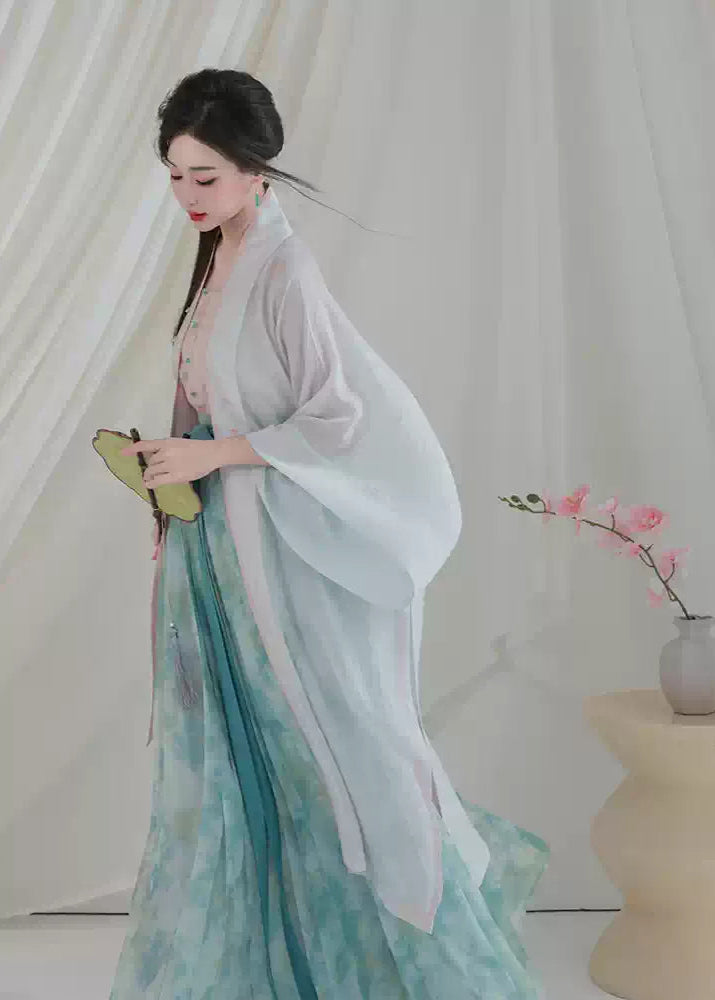 Dawn Peaks | 4-Piece Hanfu (晓山青)