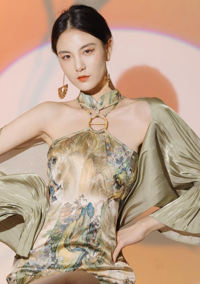 Irises | 6 Colors Qipao Coverup (南山南)