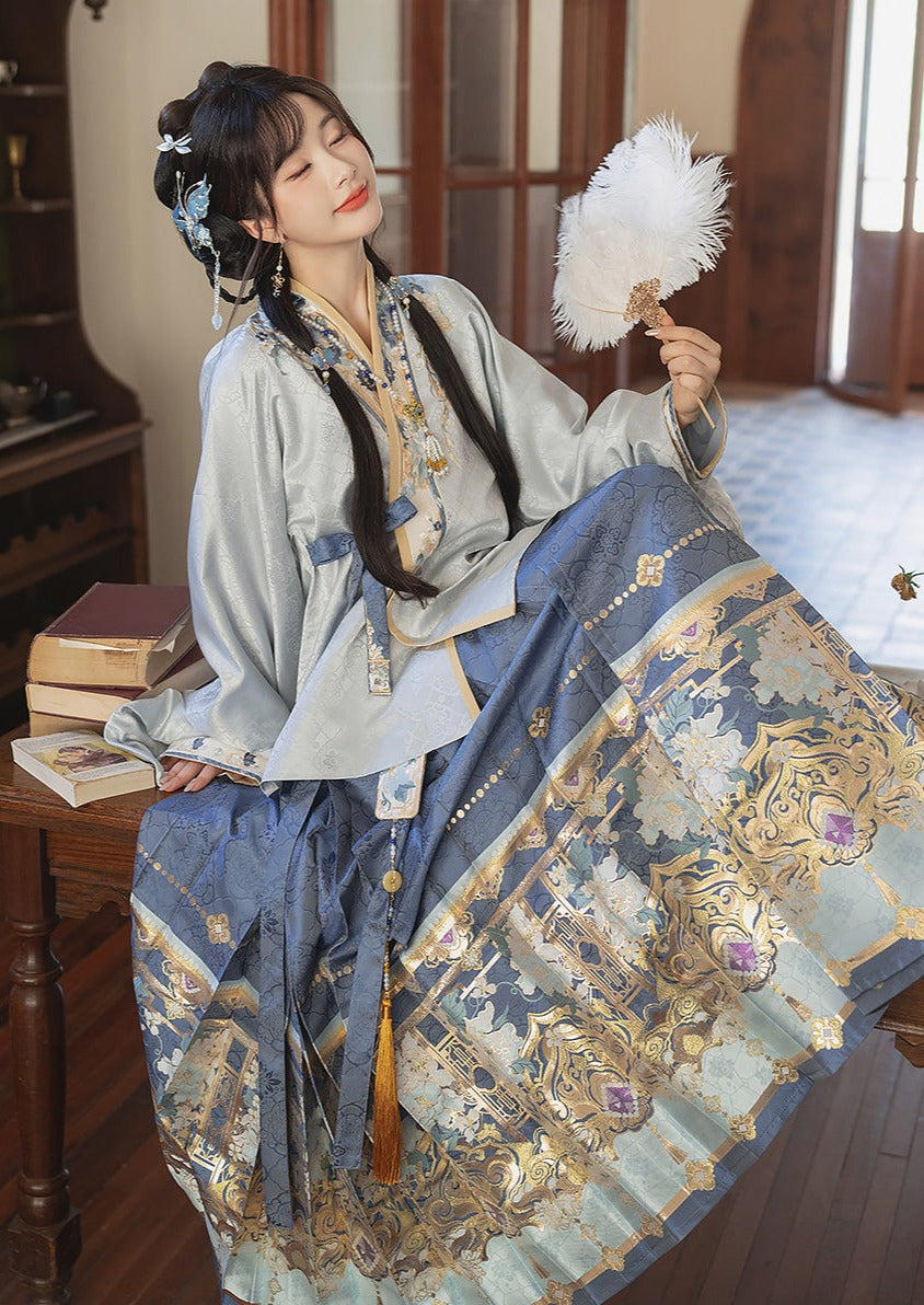 Octagon | 2-Pieces Ming Luxury Hanfu (八角景)