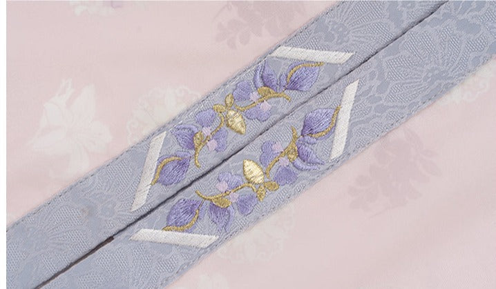 Wisteria Mist | 3-Pieces Hanfu Dress (紫雾青藤)