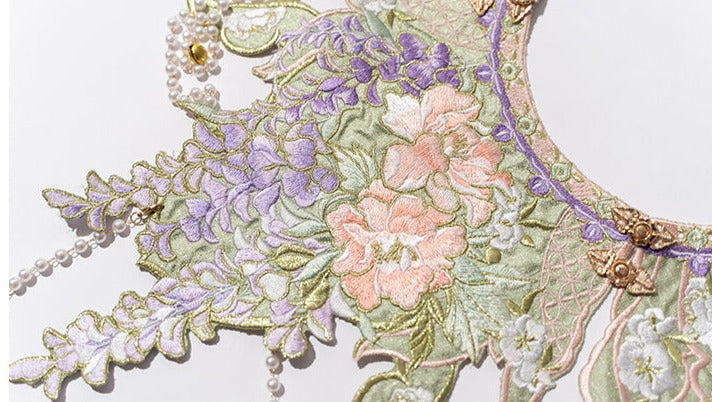 Wisteria Mist | 3-Pieces Hanfu Dress (紫雾青藤)