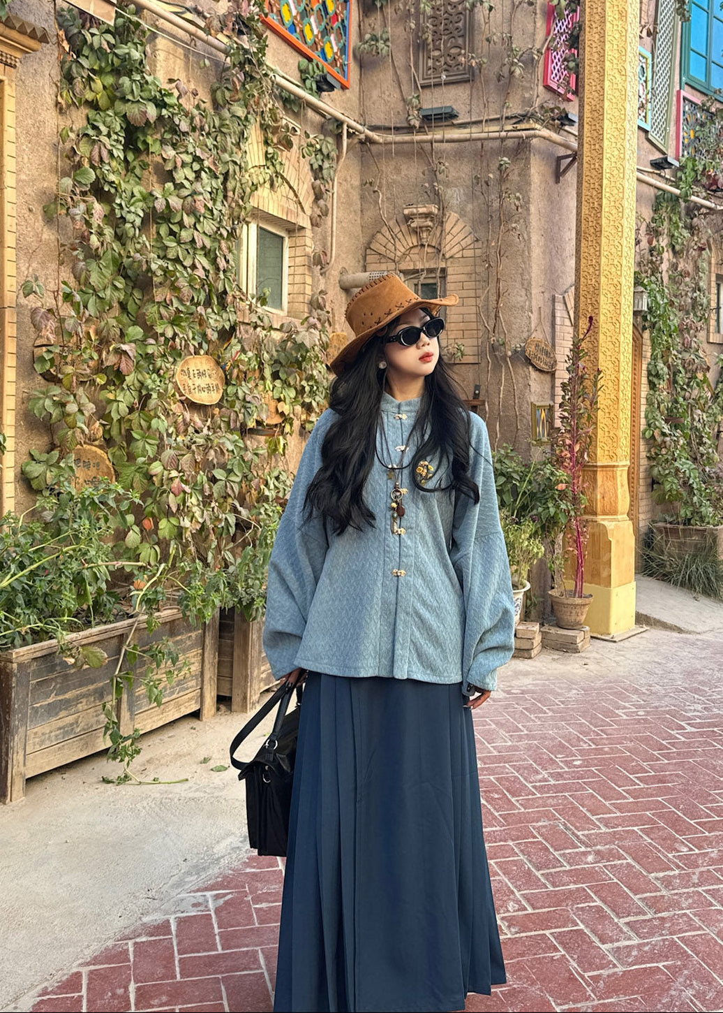 Sea Salt Mint | Plus Modern Skirt Set (海盐薄荷)