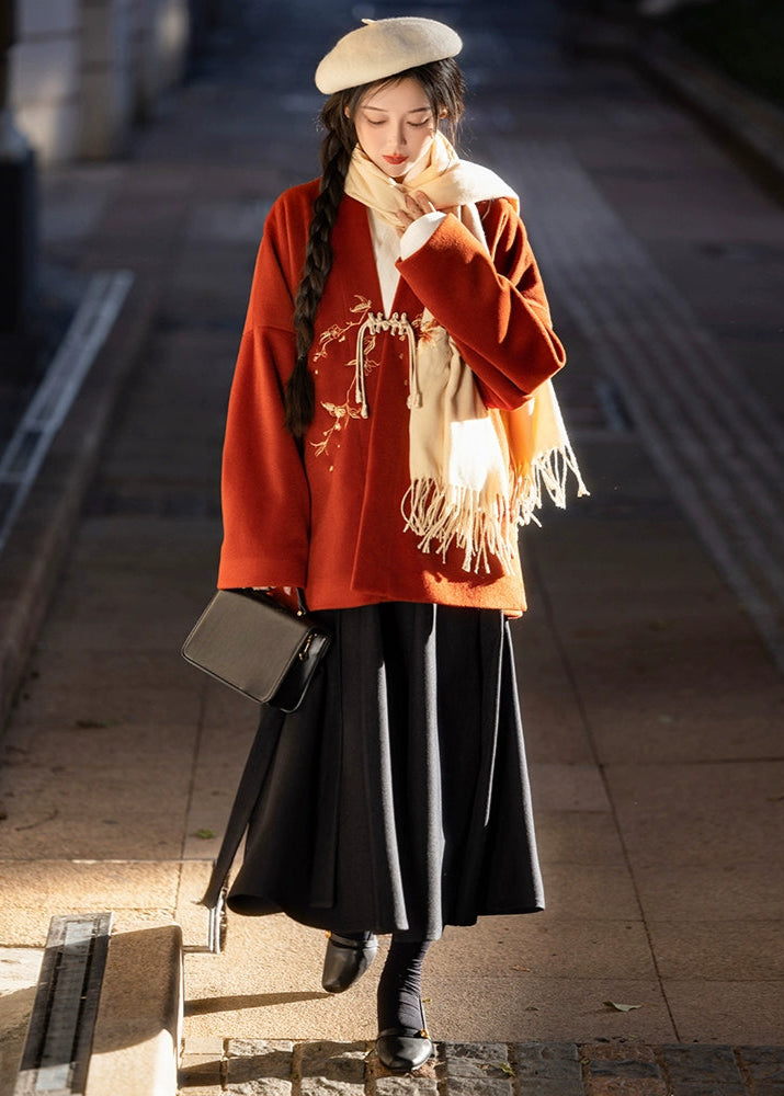 Plum Blossoms | Modern 3-Piece Set (倚梅香)