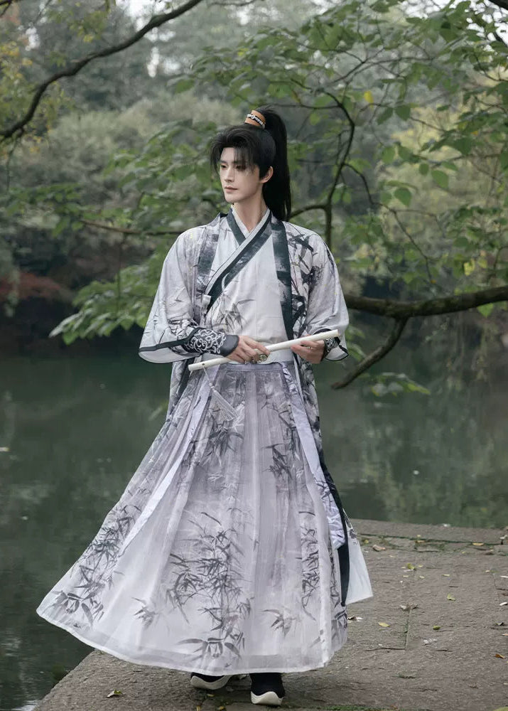 Seeking Serenity | Unisex 5-Piece Hanfu Set (寻幽)