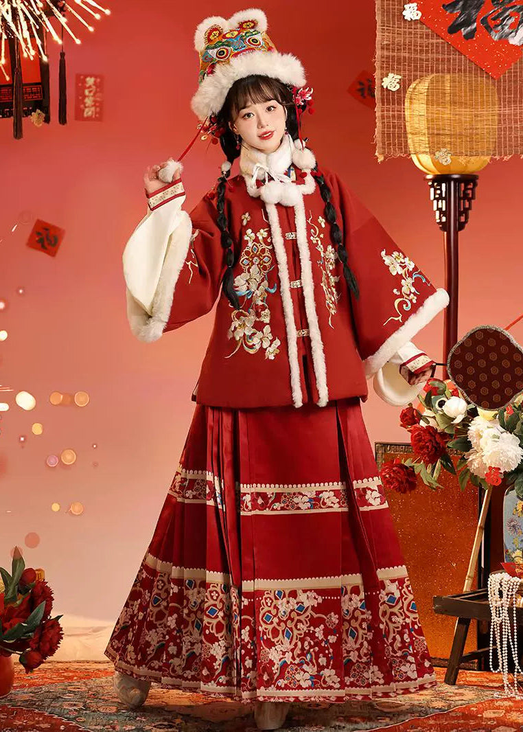 Fortune Blossom | 3-Piece 2026 New Year Ming Hanfu (花开纳福)