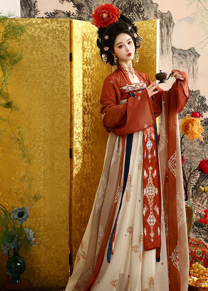 Blissful Tang | 3-Pieces Hanfu (极乐盛唐)