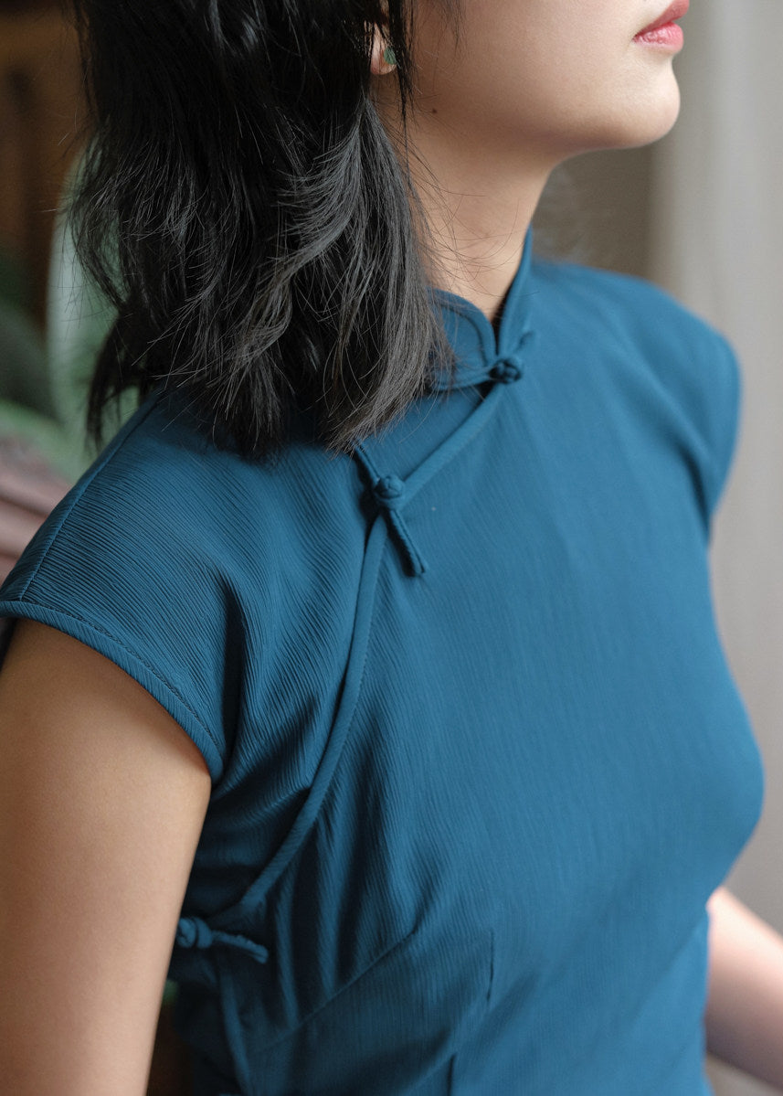 Blueberry | 1930s Hong Kong Style Qipao (蓝莓)