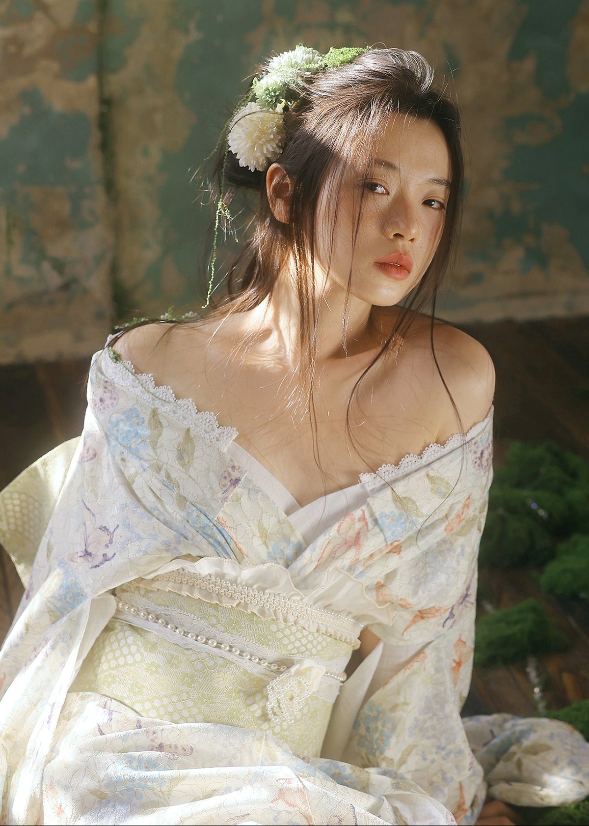 Butterfly & Blossom | 6-Piece Asian Kimono (蝶与花)