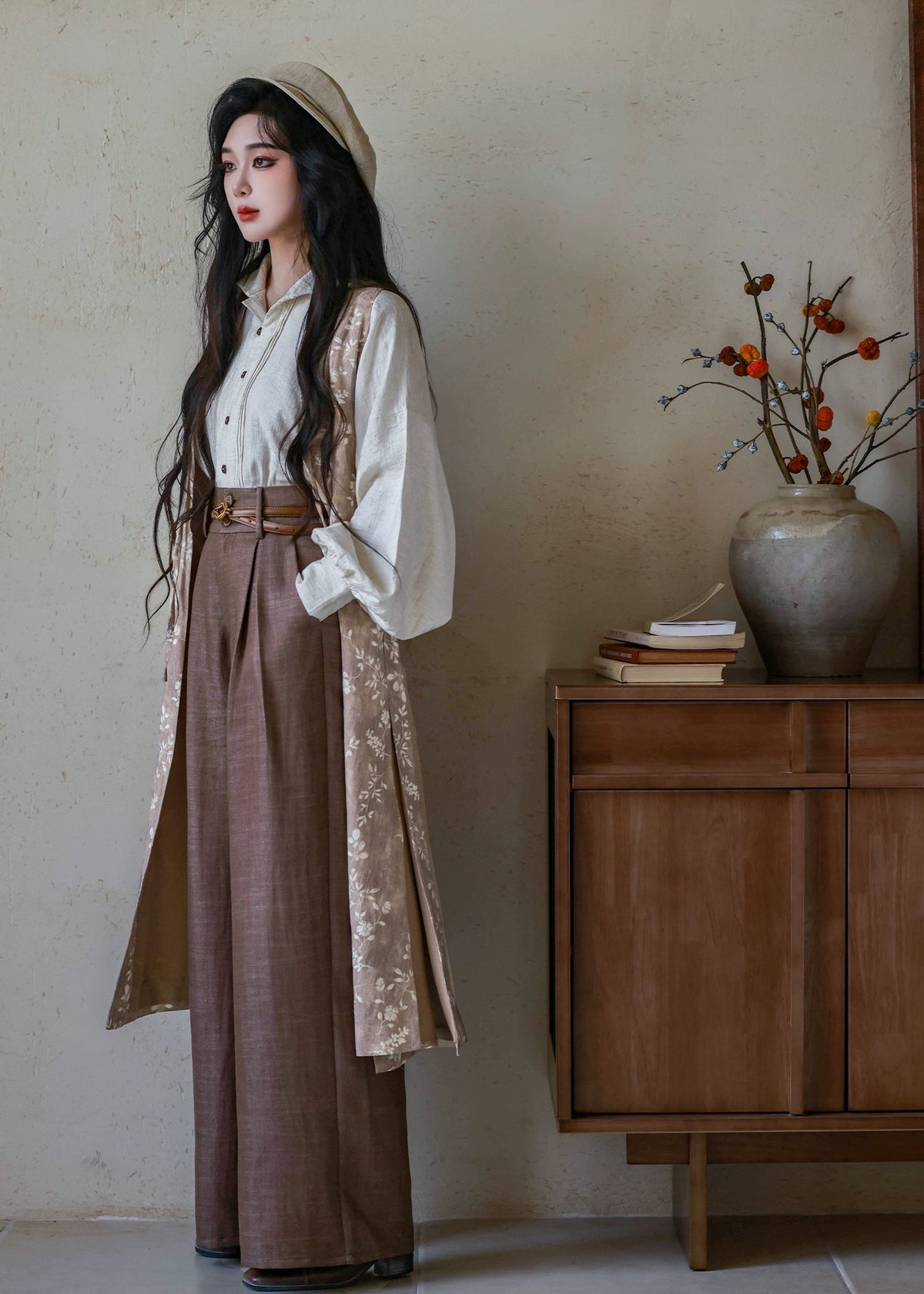 French Holiday | Modern 3-Piece Pants Set (南法假日)