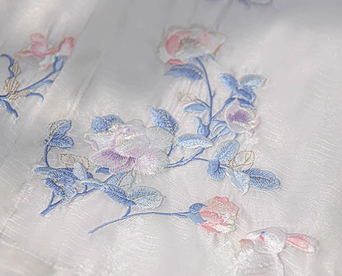 Garden Rabbit | Modern Puff Sleeves Dress (花间兔)