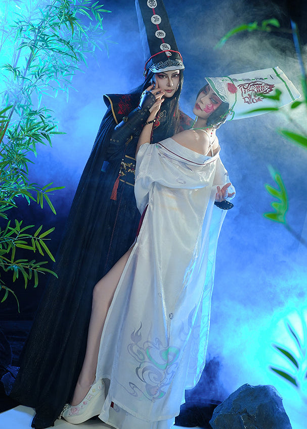 Wu Chang | 4-Piece Unisex Couple Hanfu (黑白无常)