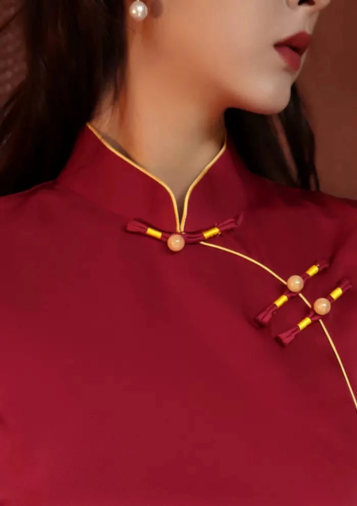 Red Temptation | 3 Colors Qipao Dress (红色诱惑)