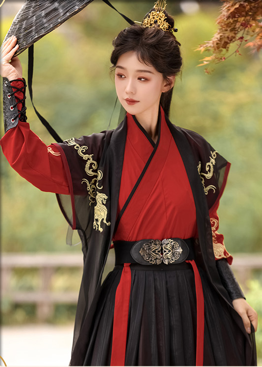 Twilight Sky | Unisex 5-Piece Hanfu Set (玄霄)