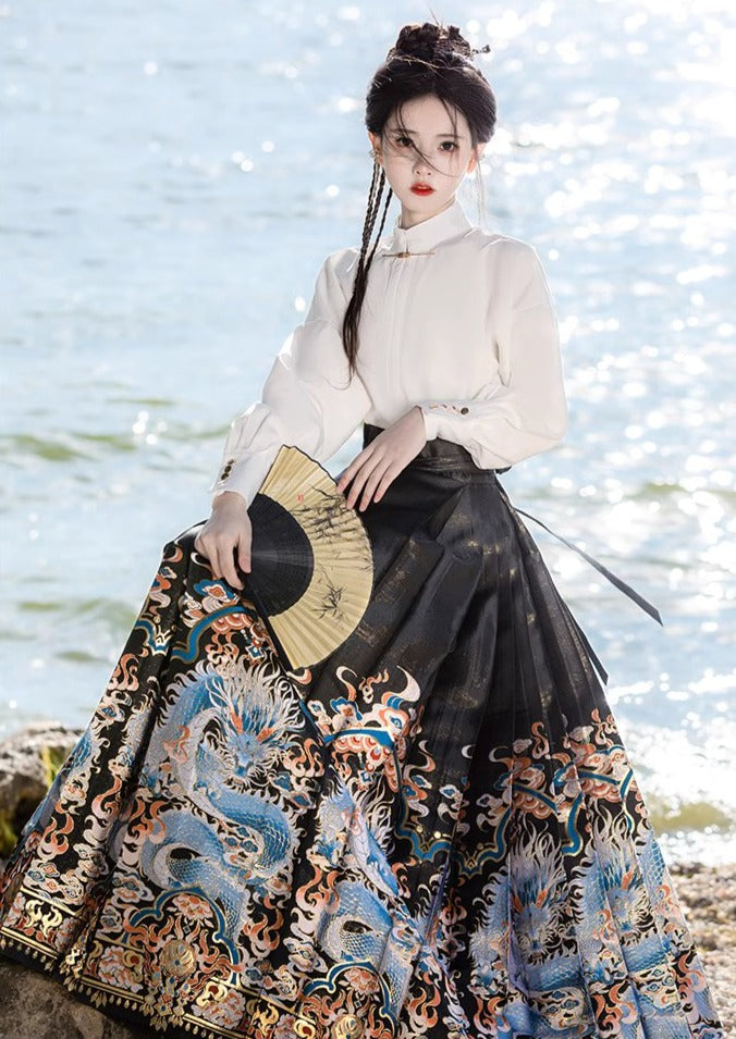 Dragon Heavens | Modern Ma Mian Skirt (龙御九天)