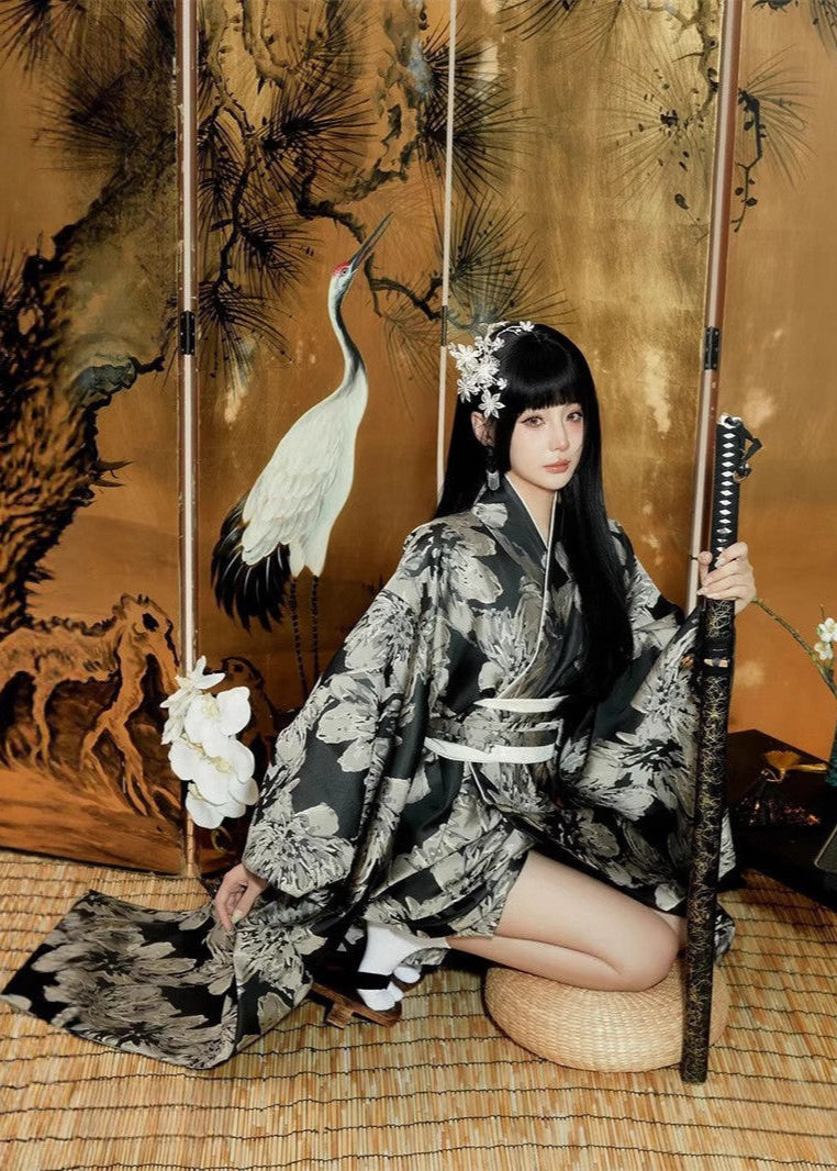 Nightfall | 2-Piece Custom Asian Kimono (夜幕)