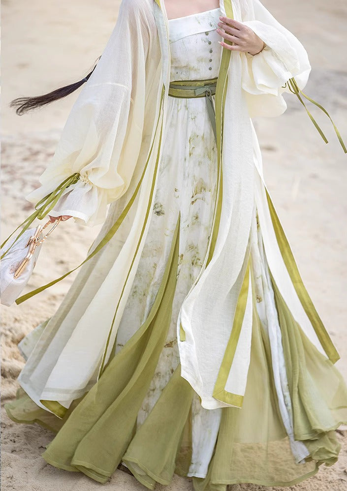 Jade Tree | Modern 3-Pieces Hanfu (青玉案)