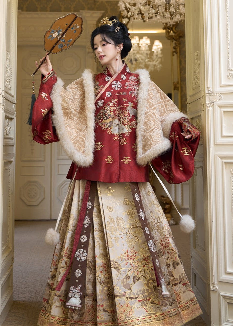 Winter’s End | 3-Piece 2027 New Year Hanfu Gown (寒尽阳生)