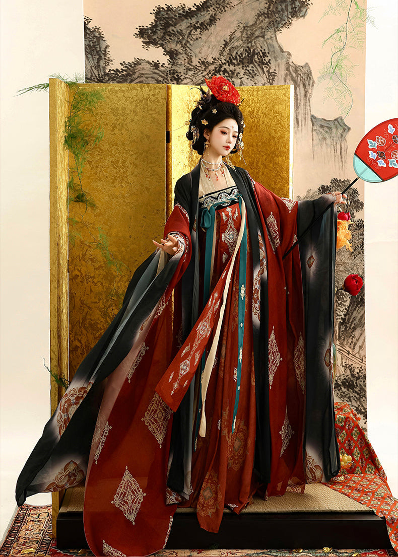 Blissful Tang | 3-Pieces Hanfu (极乐盛唐)