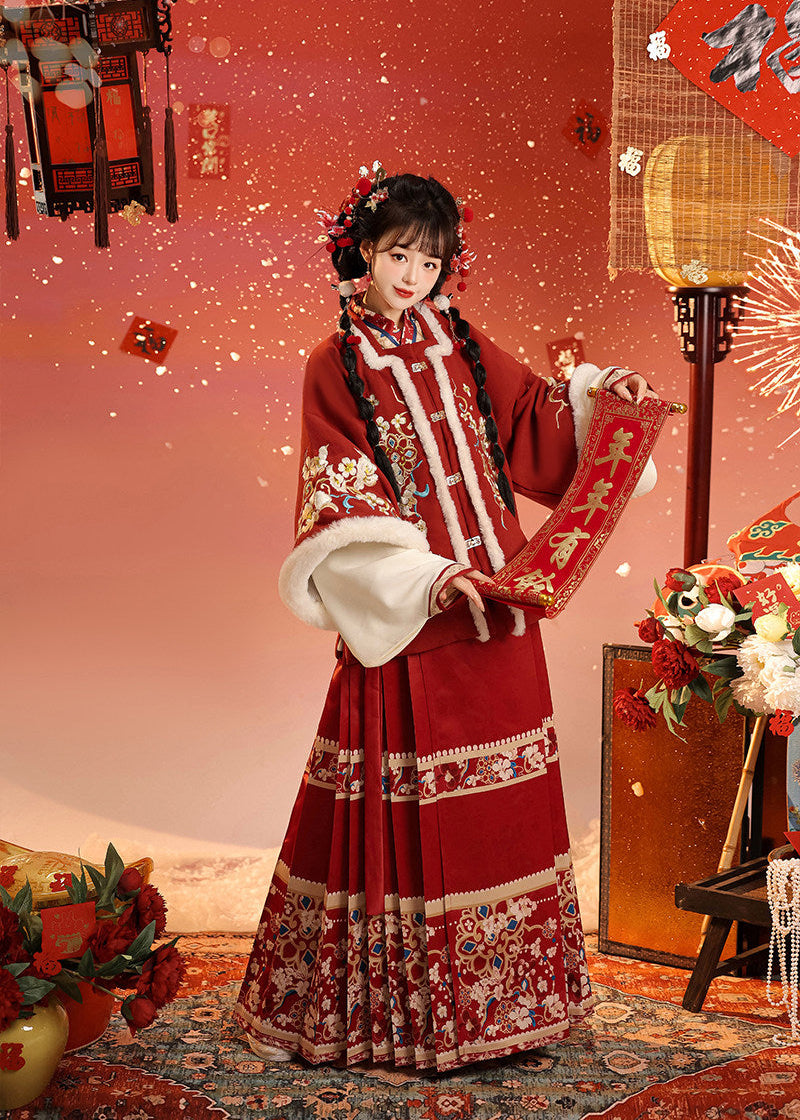 Fortune Blossom | 3-Piece 2026 New Year Ming Hanfu (花开纳福)
