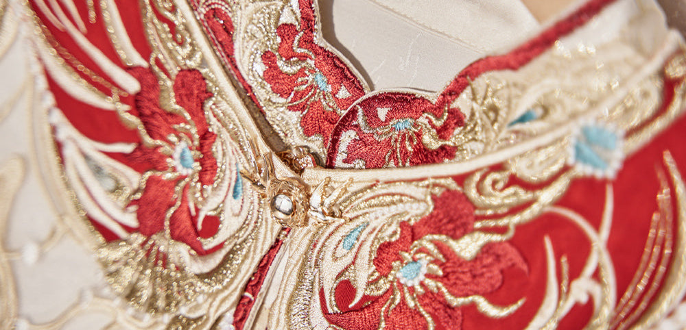 Flying Phoenix | 3- Piece Modern Wedding Dress (凤凰于飞)