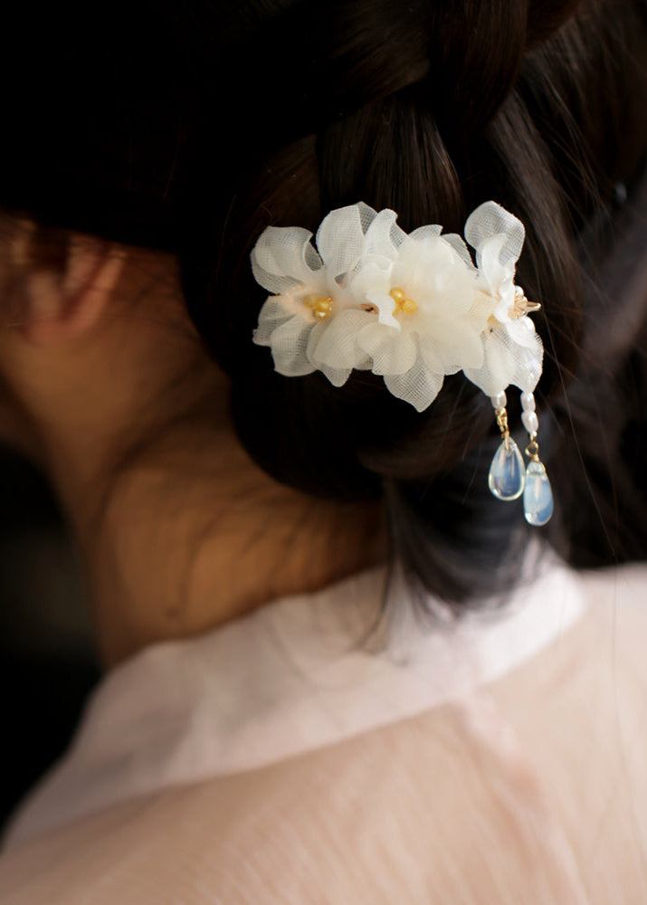 Gardenia | 8-Colors Yarn Flowers (栀子花)