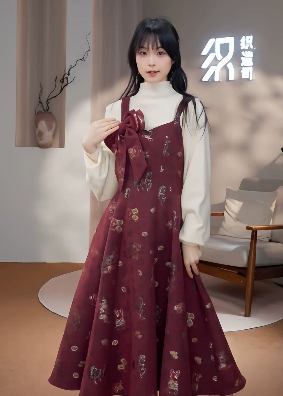 Fortune Spring | Modern 2-Piece Hanfu (聚宝盈春)