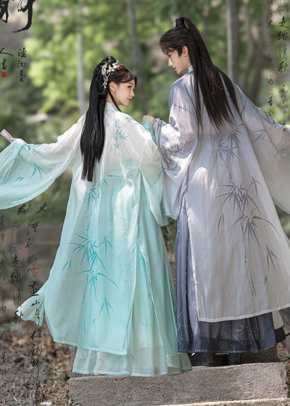 Mystic Bamboo | 3-Piece Unisex Couple Plus Hanfu (玄玉)