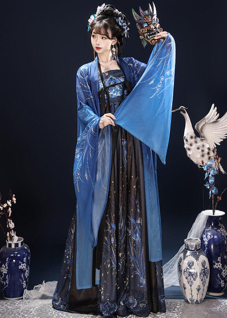 Emerald Nightflame | 2-Piece Unisex Plus Hanfu (翠羽夜焰)