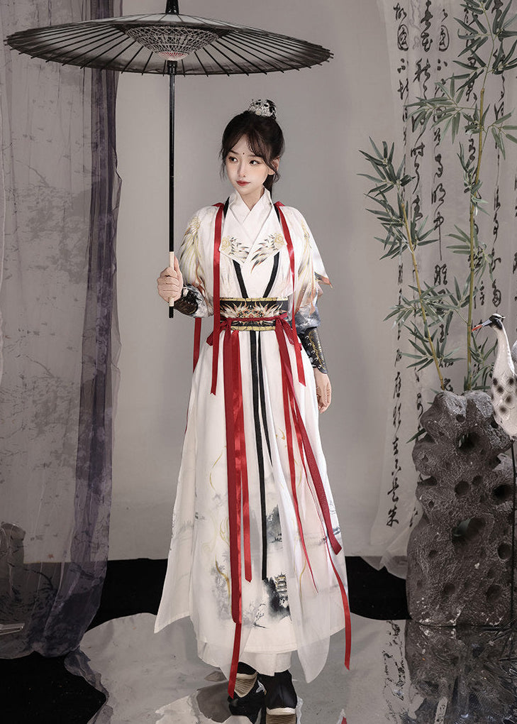 Cloud Crane | 4-Piece Unisex Plus Hanfu (云中鹤)