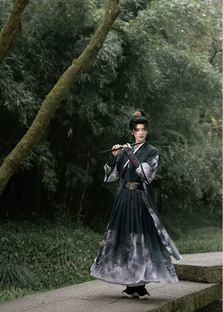 Seeking Serenity | Unisex 5-Piece Hanfu Set (寻幽)