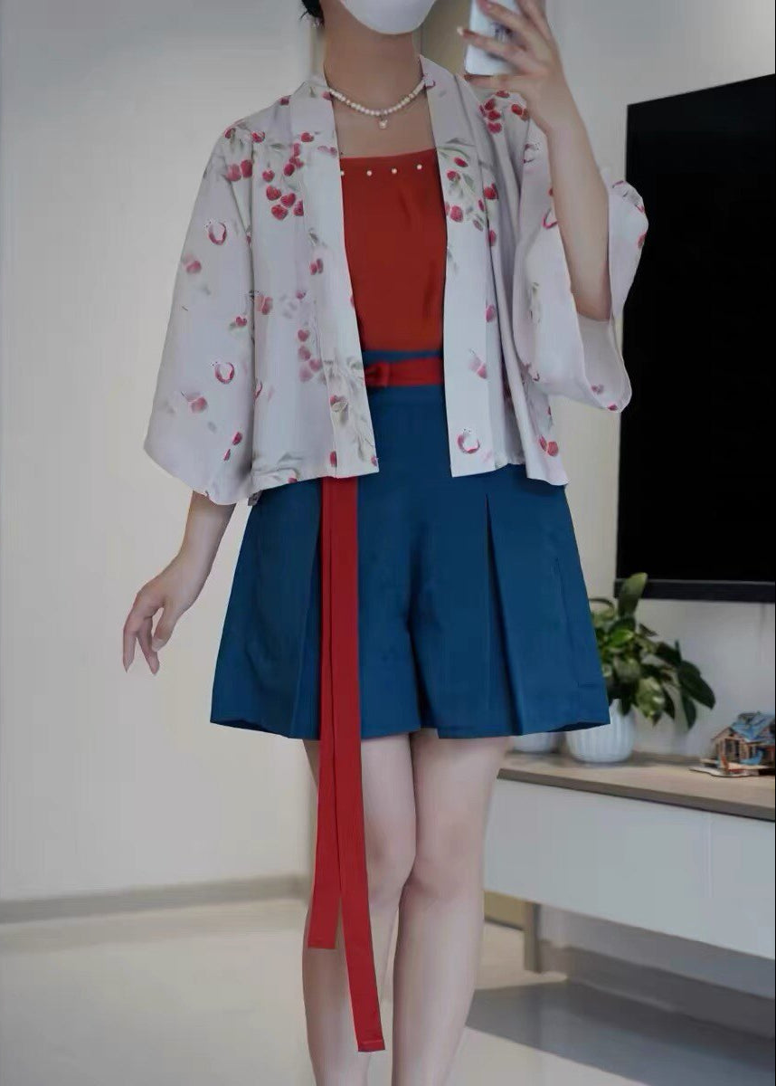 Lychee | 3-Piece Plus Pants Set (荔枝)