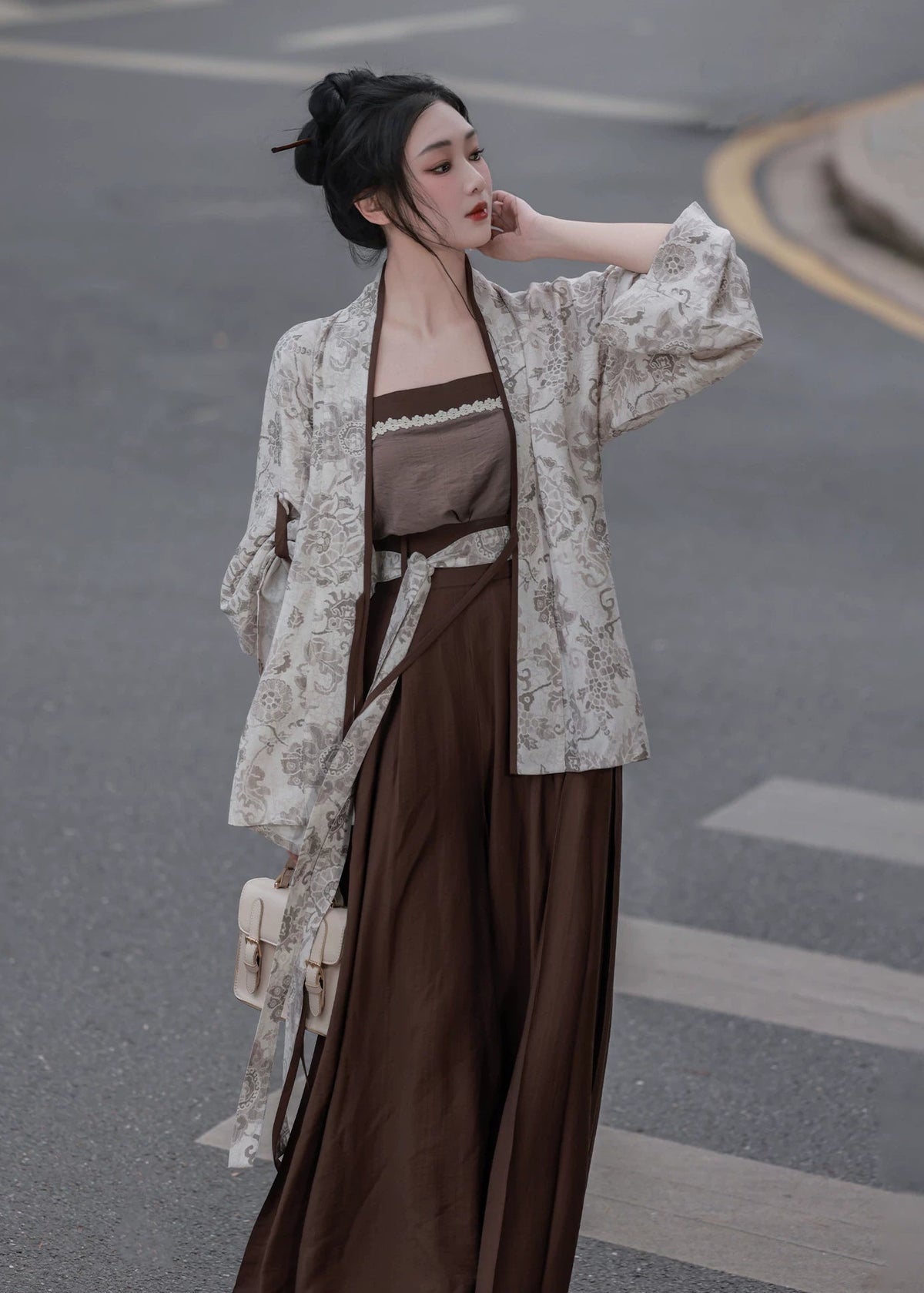 Noir Ink | Modern 3-Piece Set Jacket Tank Top & Pants (玄墨)