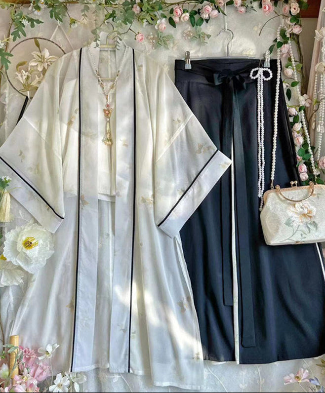 Flower Mirror | 3-Piece Modern Hanfu Set (繁花镜)