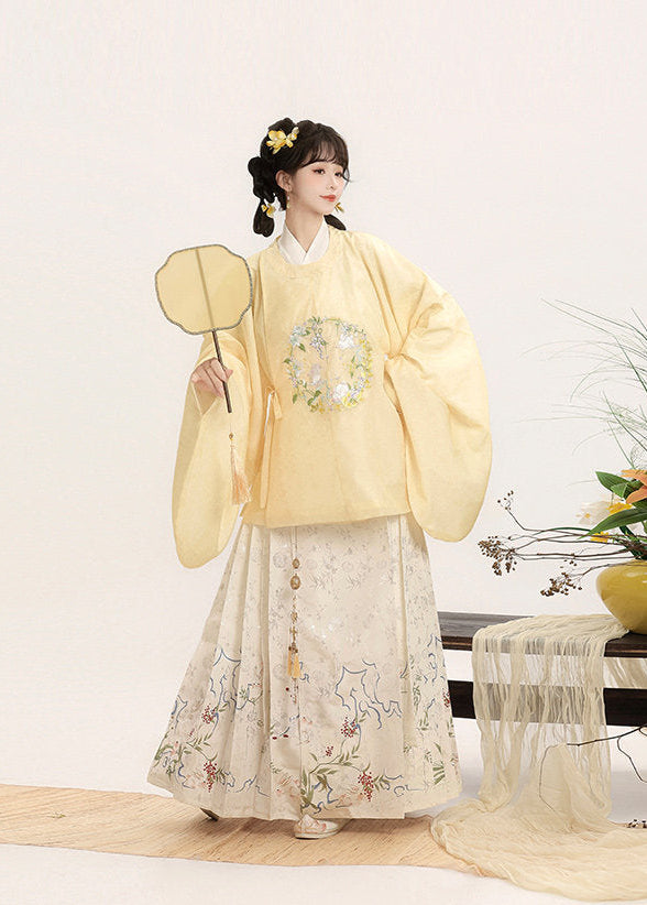 Moonlight Flower | 3-Piece Printed Hanfu (月下花眠)