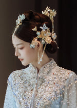 Rainy Blue | Luxury Bridal Hair Pieces (花青)