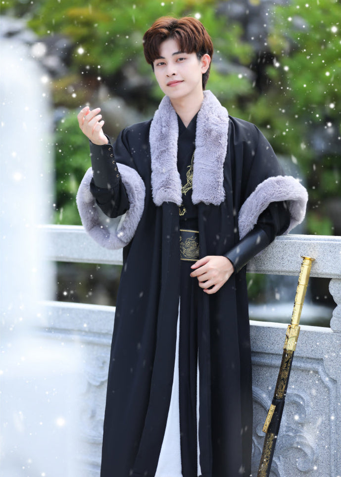 Dragon Rider | 5-Piece Men's Hanfu (黑龙御风)