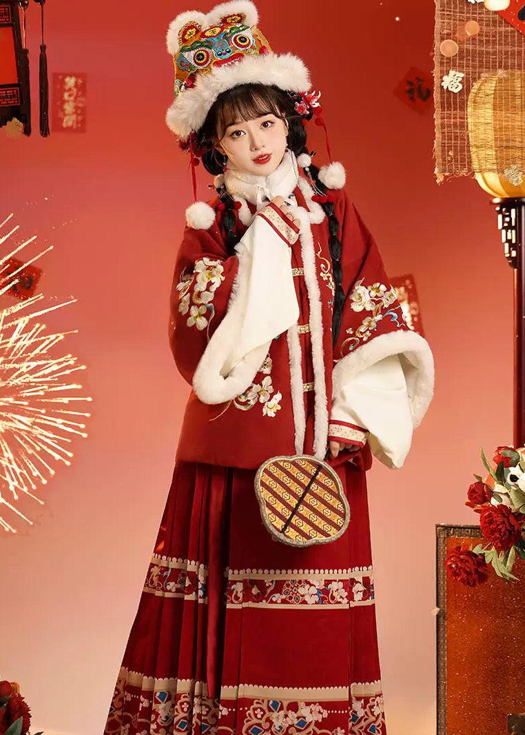Fortune Blossom | 3-Piece 2026 New Year Ming Hanfu (花开纳福)